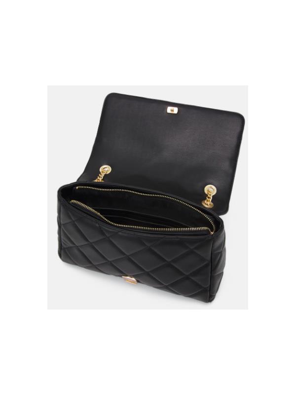 Valentino Bag Ada Black Quilted Satchel Bag